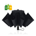 OEM Amazon 12ribs Inversé Umbrel inversé parapluie automatique du vent Auto Auto Inverse Umbrella with iventette